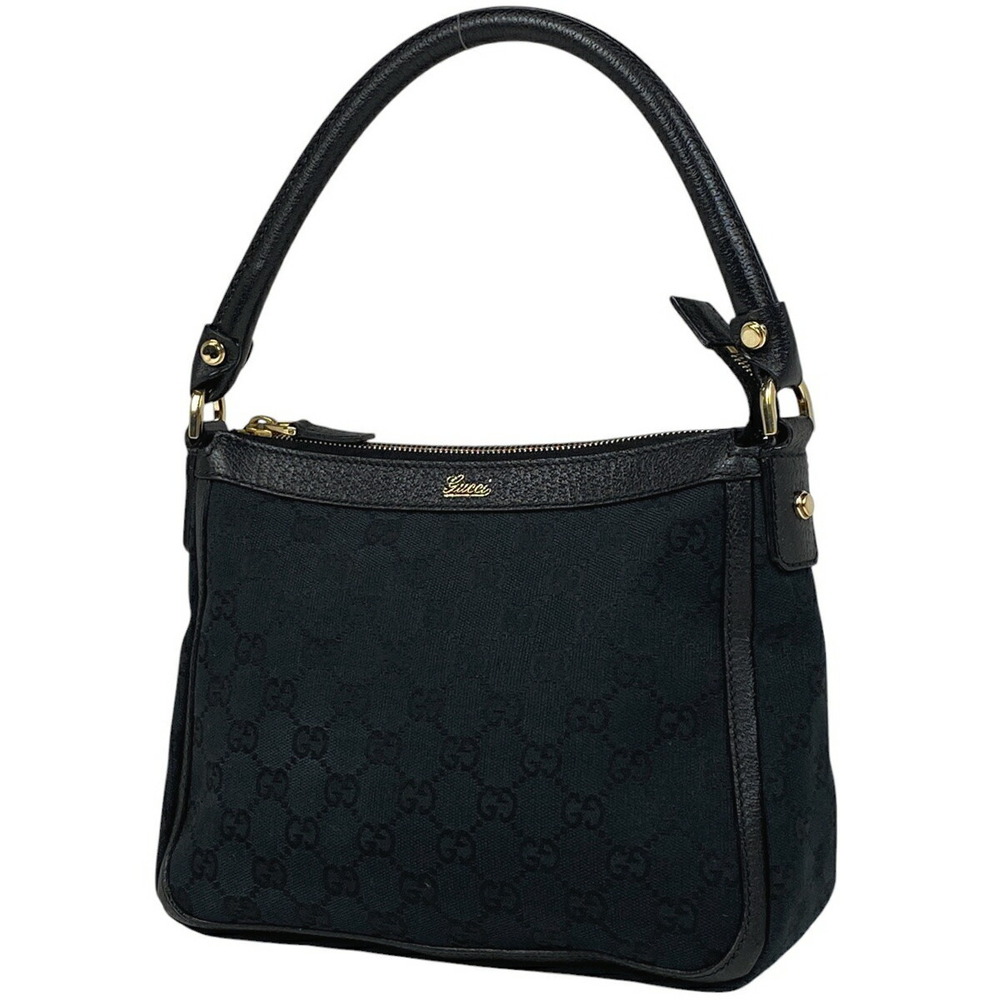Gucci GG handbag One Shoulder Hobo canvas black